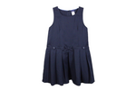 NEW Basic Editions Navy Blue Pleated Uniform Dress | 14 1/2