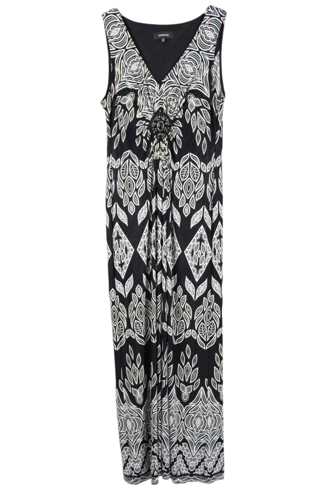 R&m richards black and clearance white dress