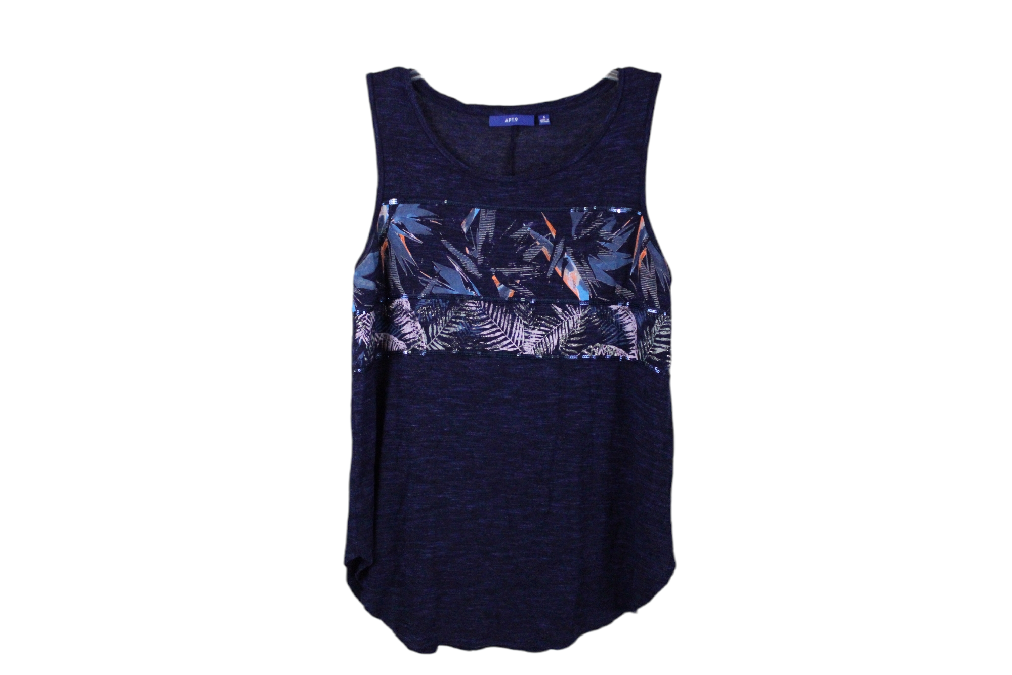 APT.9 Blue Ultra Soft Tank | S