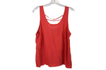 Red Patterned Tank | M