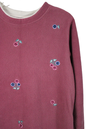 Ashley Cooper Pink Fleece Sweater | M