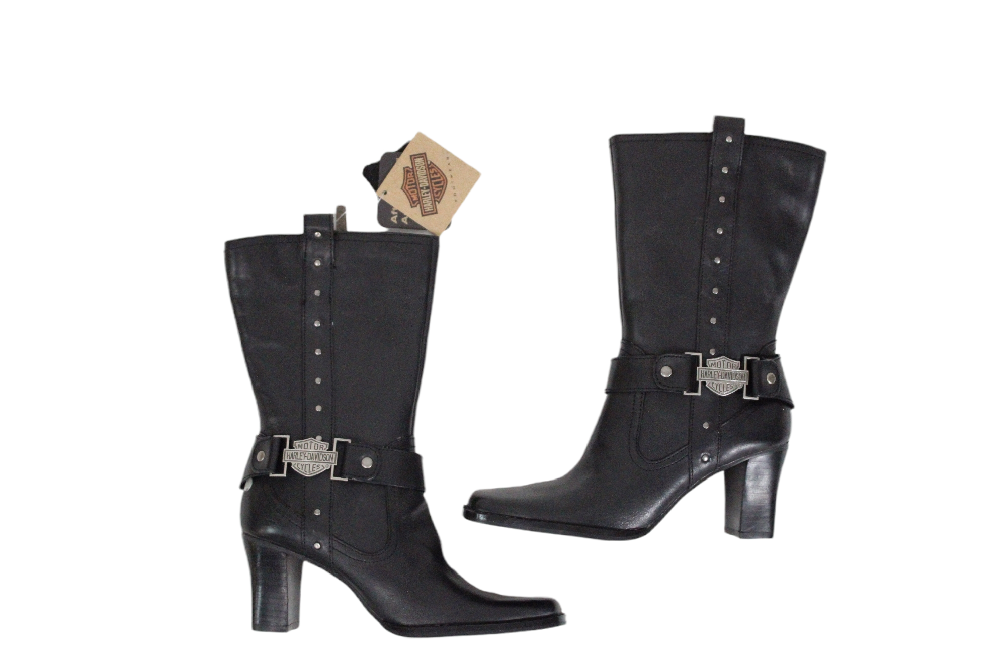 Harley davidson hot sale heeled boots