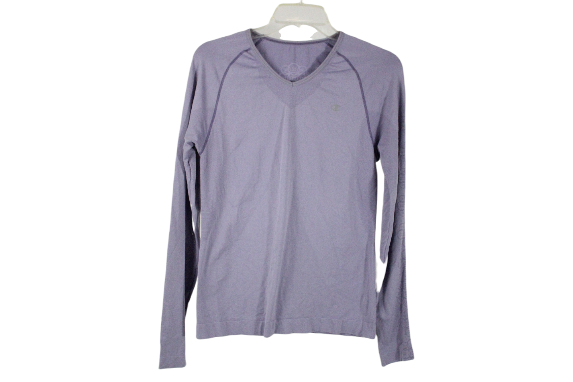 Champion Double Dry Purple Long Sleeved Shirt | M