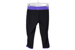 Xersion Black Purple Capri Fitted Legging | S