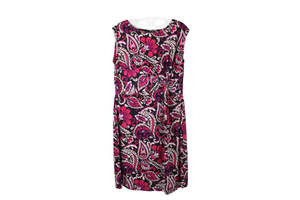 Fashion Bug Pink Paisley Dress | M