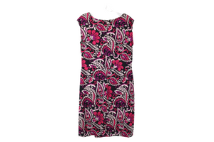 Fashion Bug Pink Paisley Dress | M