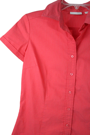 New York & Company Pink Button Down | XS