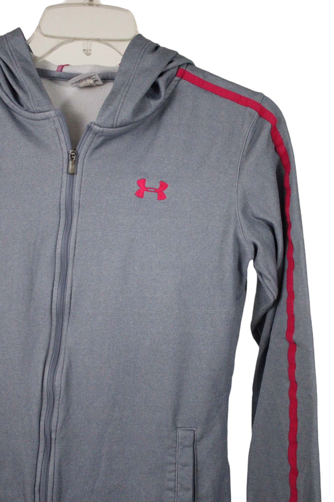 Under Armour Blue Pink Zip Up Jacket Hoodie | SM