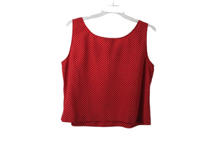 Sag Harbor Red Polka Dot Tank | 18