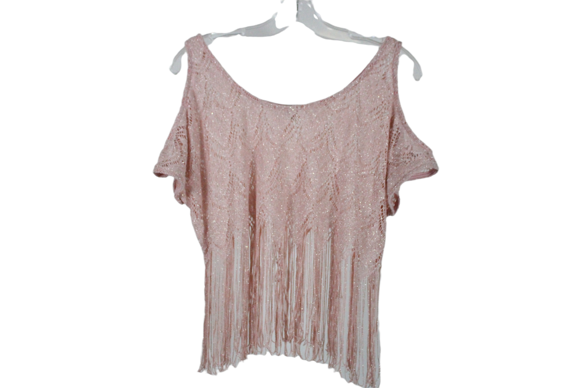 Charlotte Russe Pink Shimmer Top | M