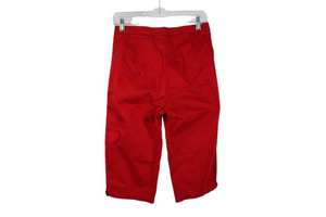 Fusha Red Capri Pant | 7/8