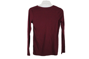 Faded Glory Maroon Long Sleeved Shirt | M