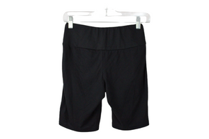 Crestep Up Black Biker Short | S