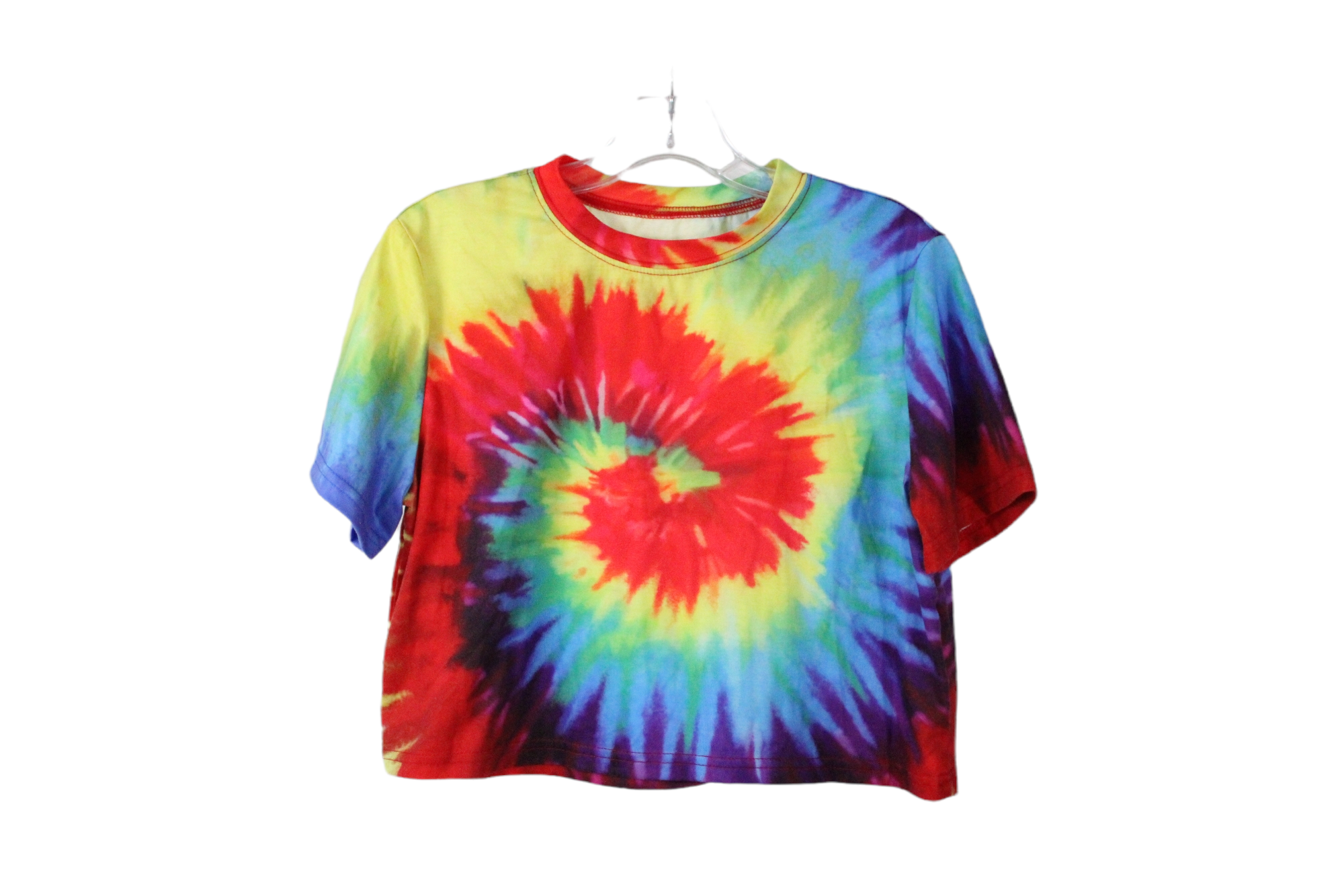 Women's Wrangler Retro Long Sleeve Tie Dye Cropped Graphic Tee