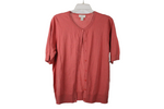 LOFT Pink Knit Short Sleeved Cardigan | L