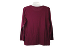 J.Crew Wine Colored Lace Top | M