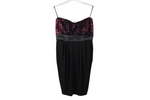 NEW Deb Black Pink Sequin Dress | 3X