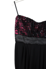 NEW Deb Black Pink Sequin Dress | 3X