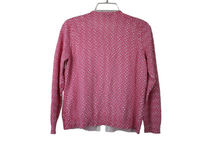 Lands' End Pink Cardigan | M