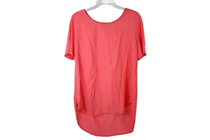 Faded Glory Coral Blouse | L