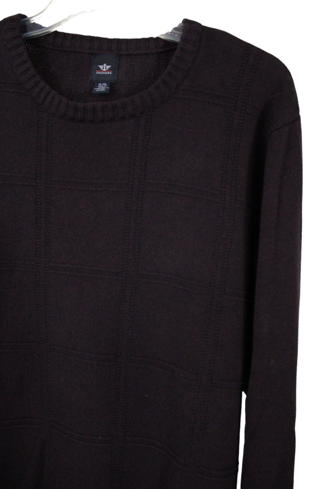 Dockers Burgundy Knit Sweater | XL