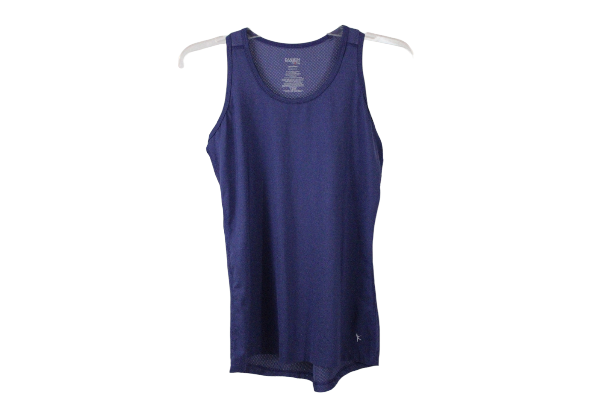 Danskin Now Semi-Fitted Blue Tank | XS