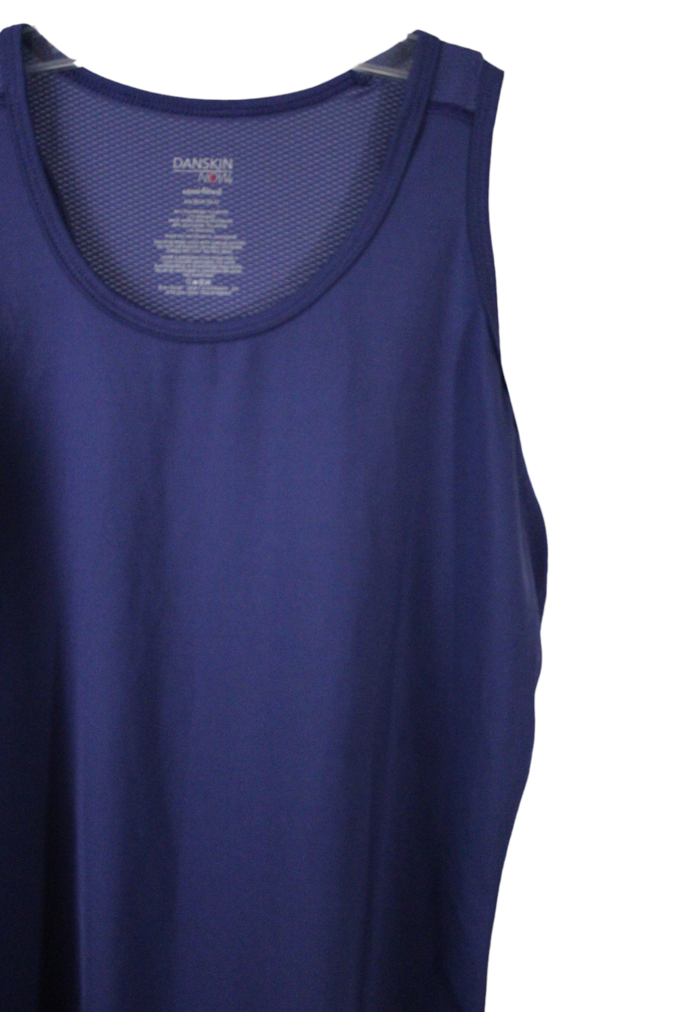 Danskin Now Semi-Fitted Blue Tank | XS