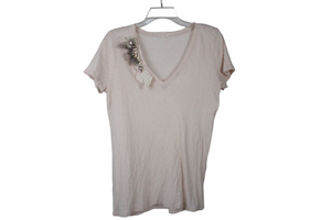 J.Crew Pale Pink Cotton Top | M