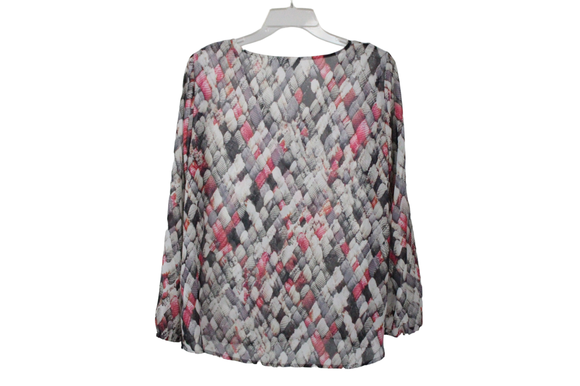 Liz Claiborne Snakeskin Blouse | L Petite