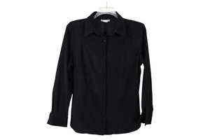 Jessica London Black Suede Finish Top | X