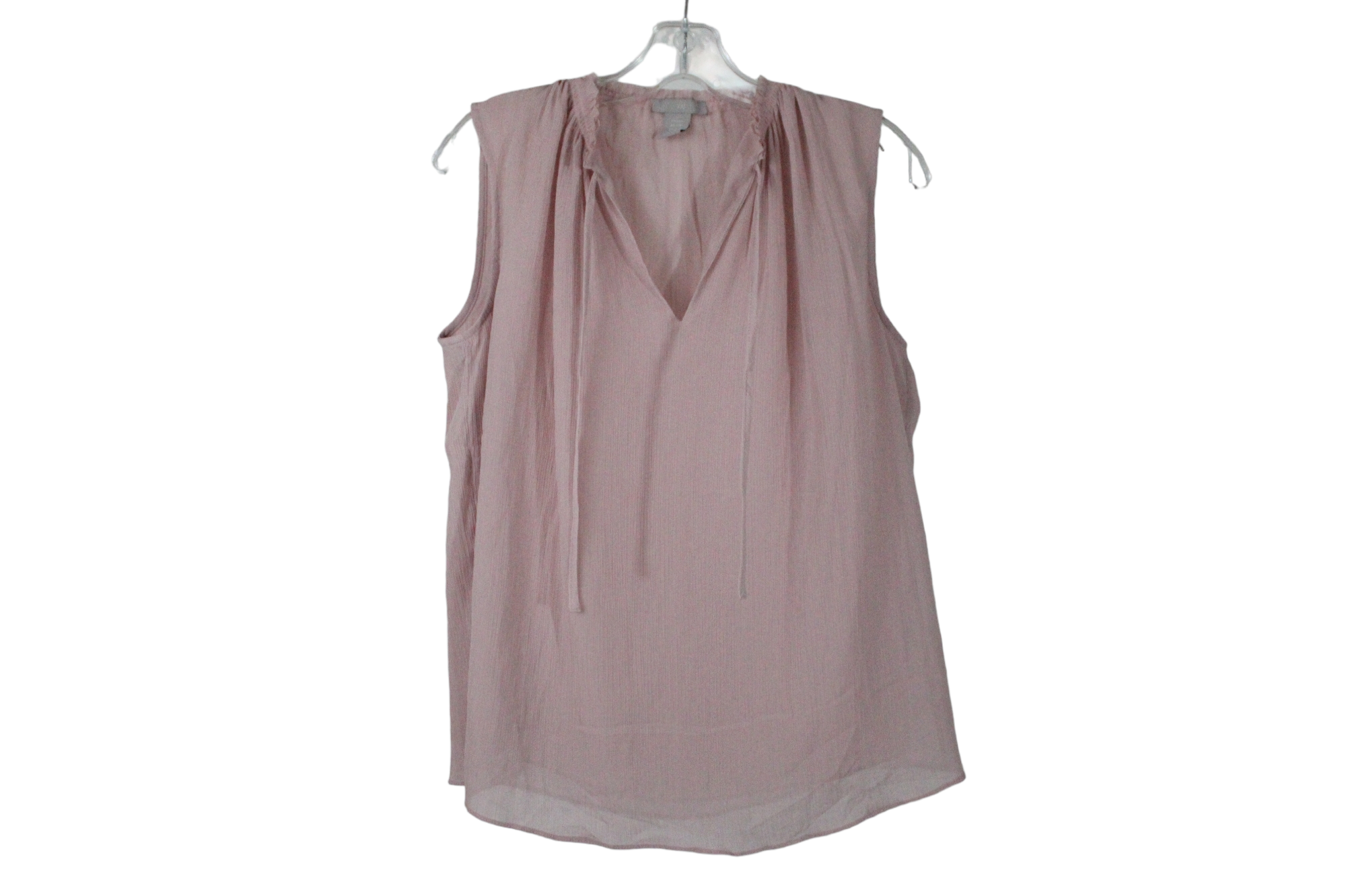 H&M Pink Chiffon Top | XXS