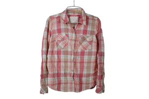 Sonoma Pink Plaid Top | S