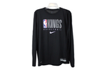 The Nike Tee NBA Kings Basketball Black Shirt | M