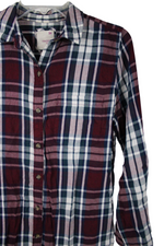 SO Maroon Plaid Favorite Shirt | M