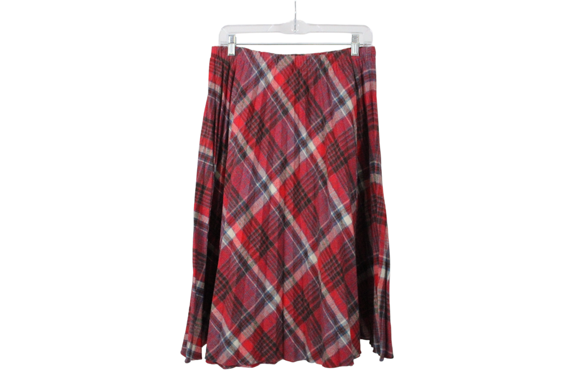 Take 1 Vintage Wool Plaid Pleated Skirt | 16