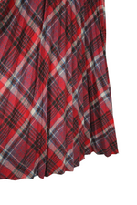 Take 1 Vintage Wool Plaid Pleated Skirt | 16