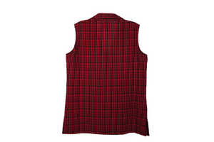 White Stag Stretch Red Plaid Tank | M