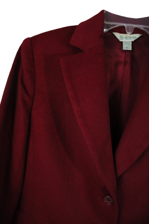 Vintage Austin-Reed Dark Red Blazer | 6