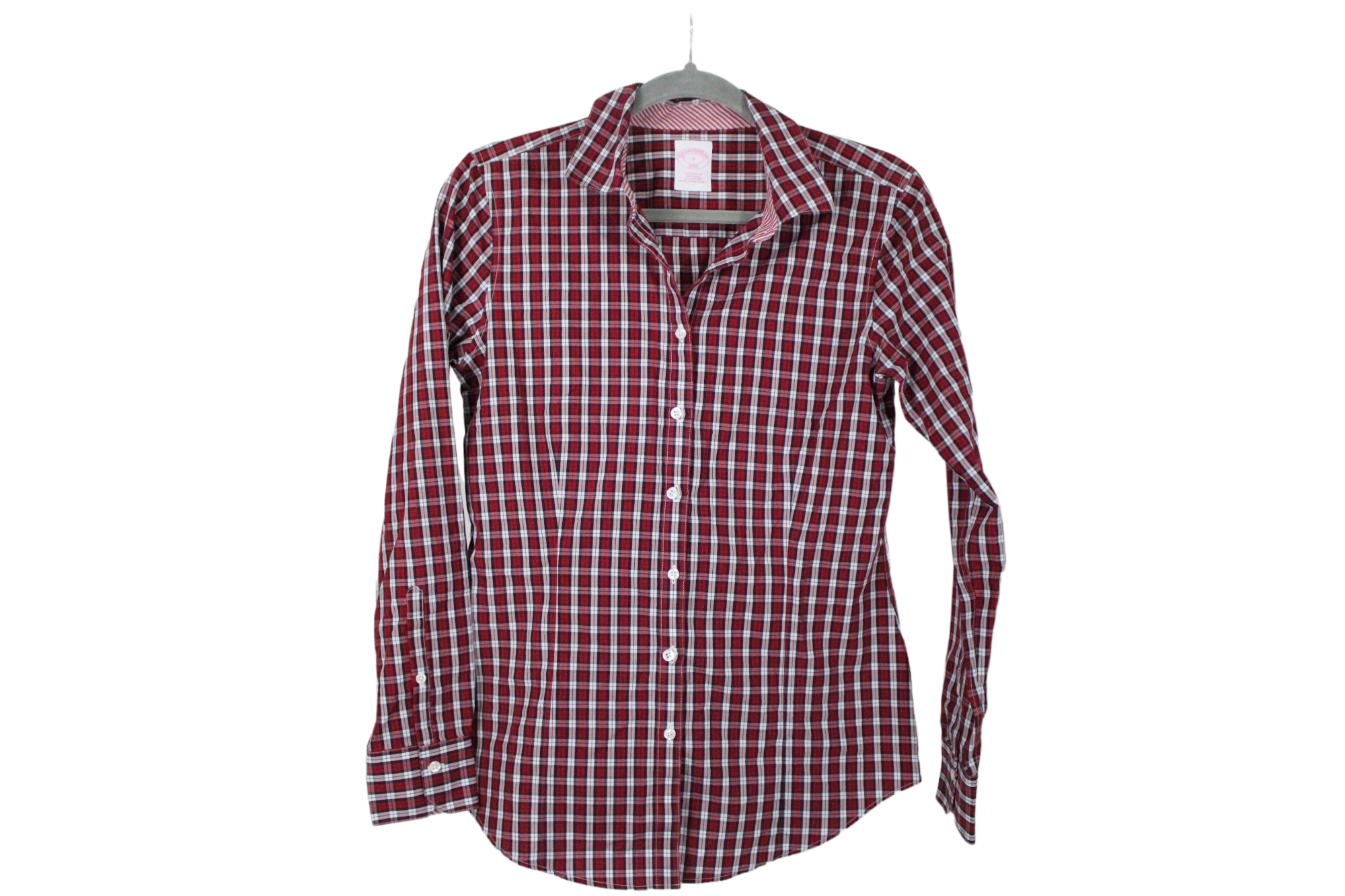 Brooks Brothers Tailored Fit Red Plaid Shirt | 6