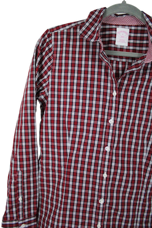 Brooks Brothers Tailored Fit Red Plaid Shirt | 6