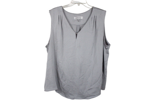 Kasper Silver Blouse | XL