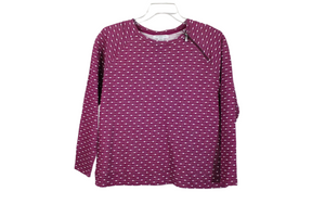 Liz Claiborne Pink Polka Dot Top | Petite XL