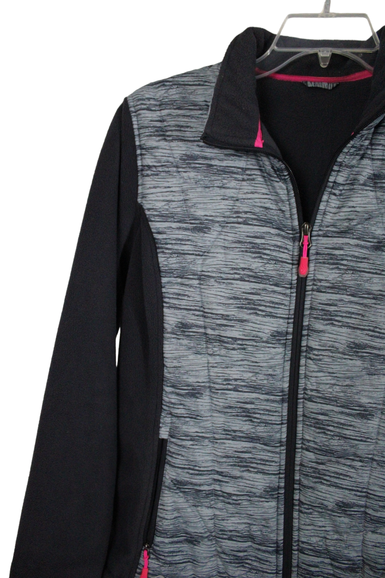 Gray Fleece Jacket | L