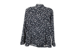 Notations Leopard Print Gray Black Zip Up Jacket | L