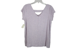 St. Tropez West Light Purple Top | L