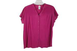 Just My Size Pink Top | 3X