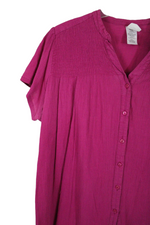 Just My Size Pink Top | 3X