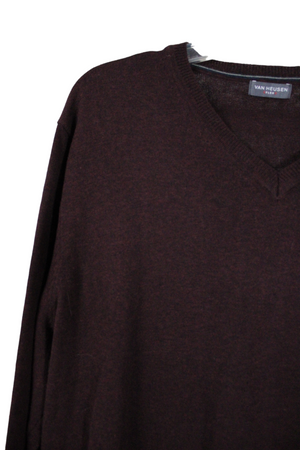 Van Heusen Flex Maroon Sweater | L