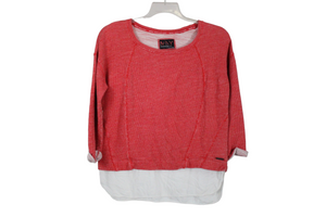 Marc Anthony New York Pink Sweatshirt Top | L