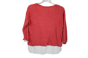 Marc Anthony New York Pink Sweatshirt Top | L